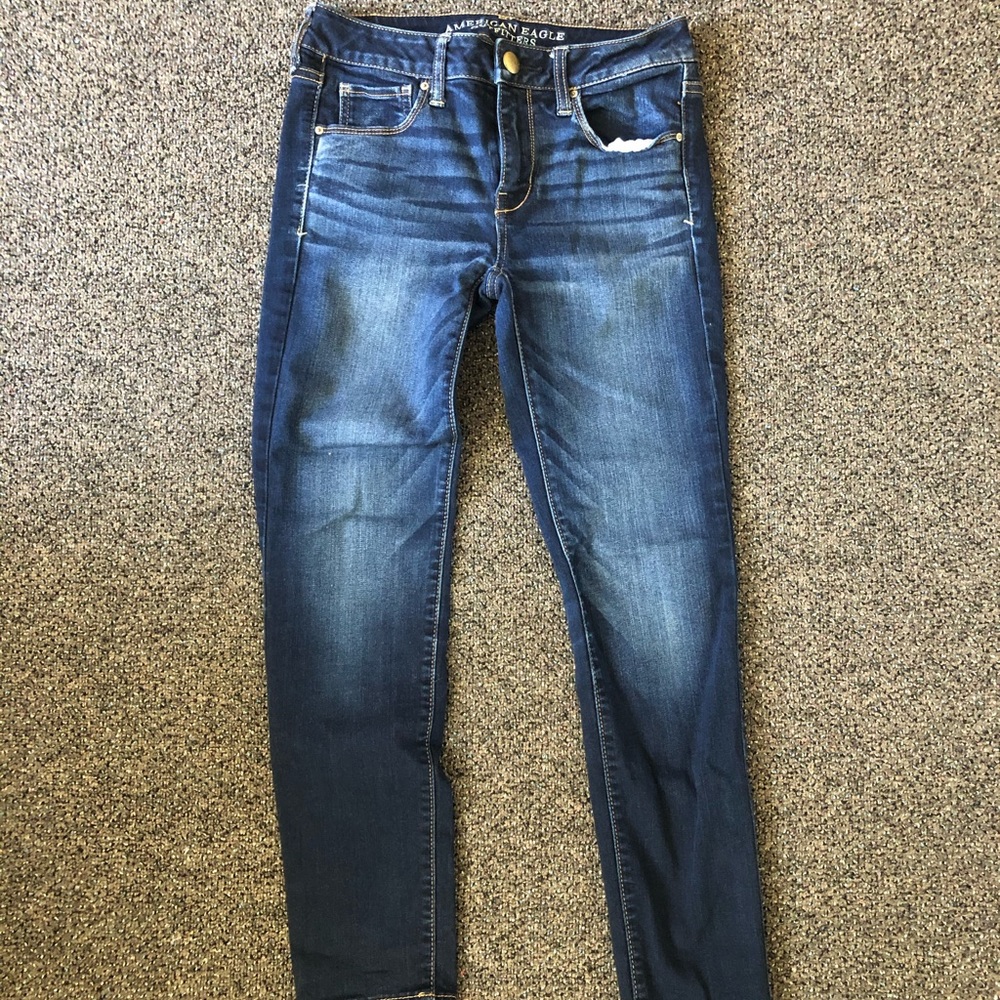 American Eagle Low Rise Dark Wash Jeans
